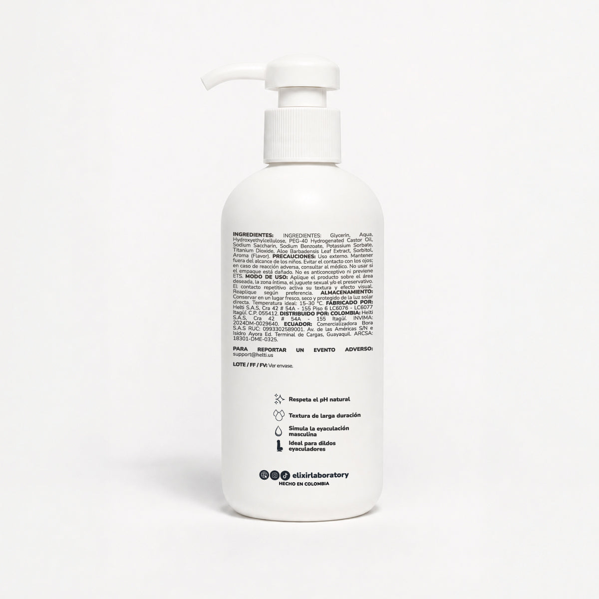 Cum Blanco Gel Íntimo Cremoso Elixir