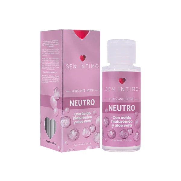 Lubricante Neutro con Ácido Hialurónico y Aloe Vera x 60 ml