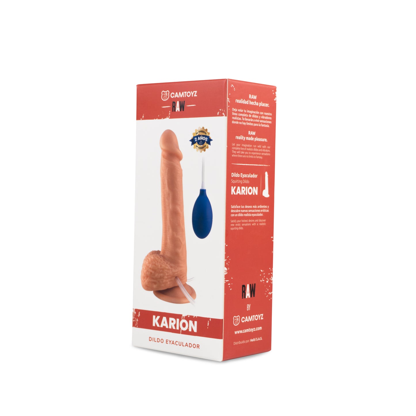 Dildo Realista Eyaculador Karion 215 cm Camtoyz