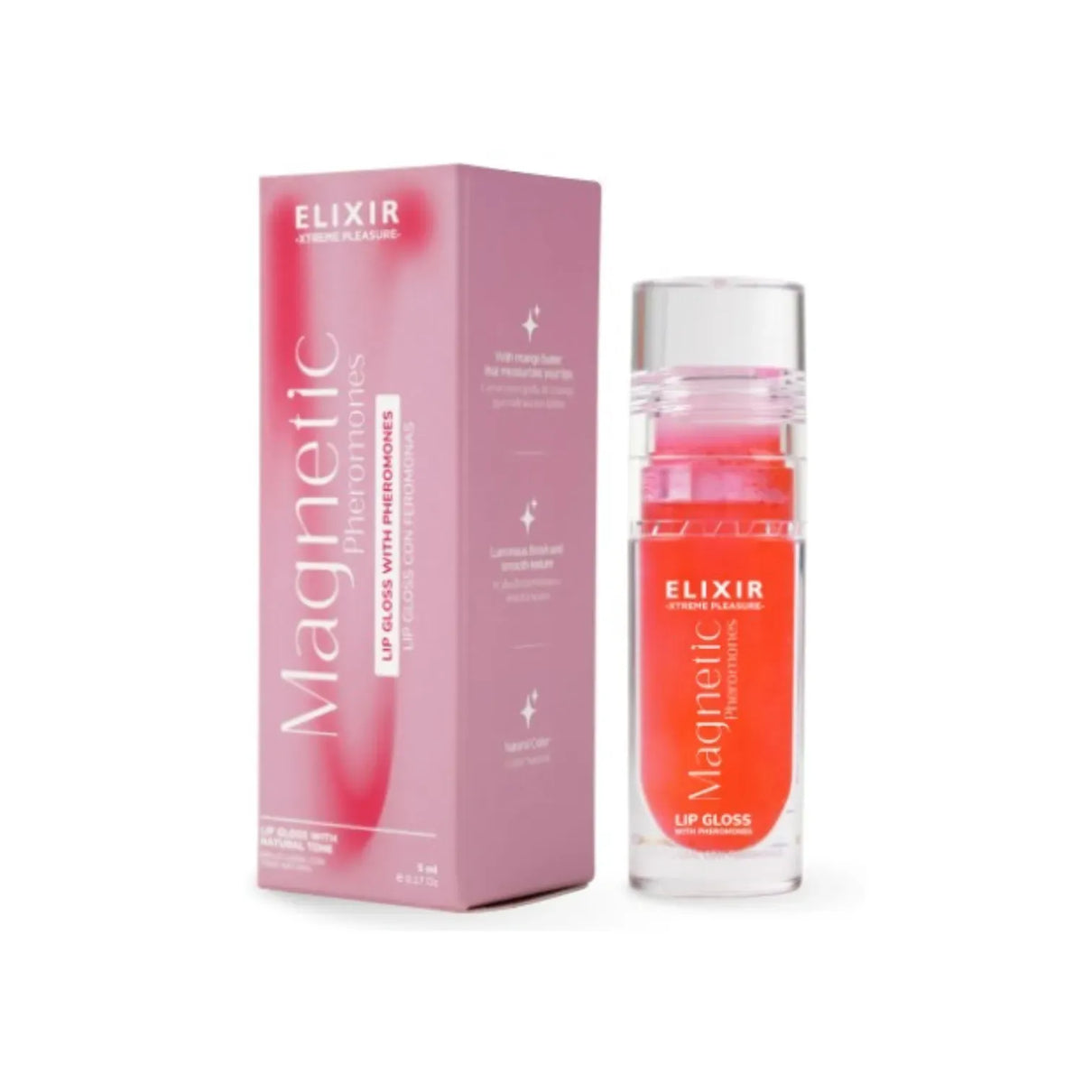 Lip Gloss Brillo con Feromonas Elixir x 5 Ml