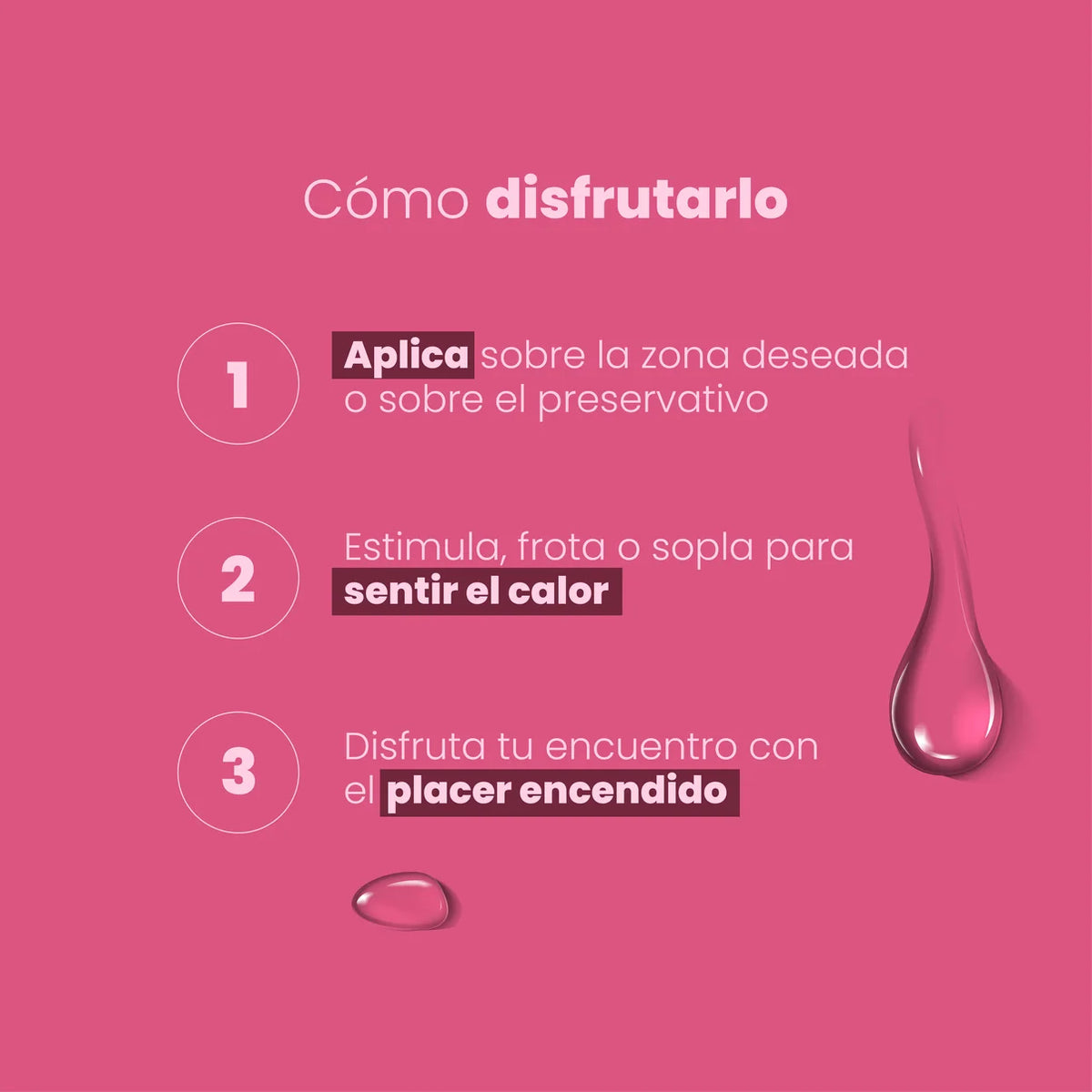 Lubricante Íntimo Caliente con Sabor a Cereza 30 ml – Sen Íntimo